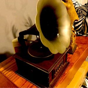 Vintage record player